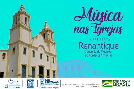 Projeto Músicas nas Igrejas acontece neste sábado em São Cristóvão