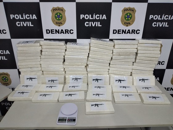 Polícia Civil apreende 96 kg de cocaína em Aracaju