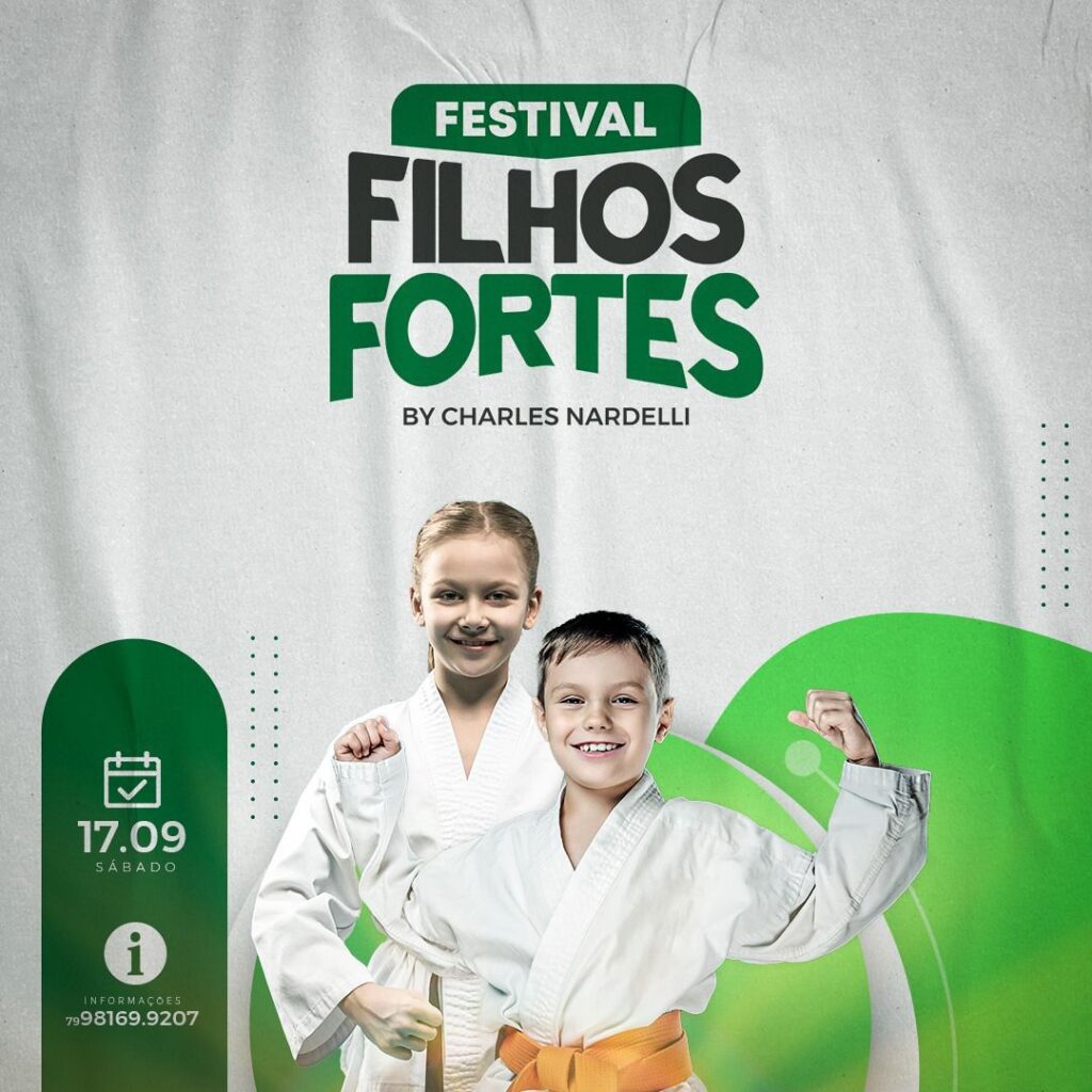 Festival Filhos Fortes acontece dia 17 de setembro em Aracaju