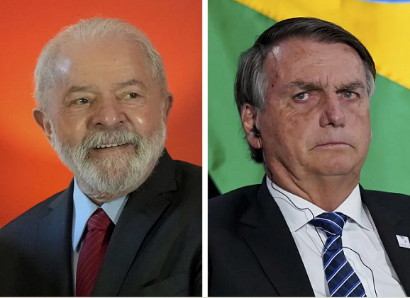 Lula tem 49%, e Bolsonaro, 44%; brancos e nulos são 5%, e indecisos, 2%, aponta Datafolha