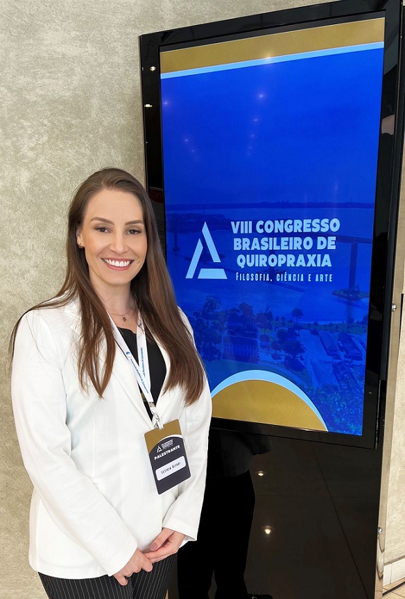 Dra. Letícia Gitaci representa Sergipe como palestrante no Congresso Brasileiro de Quiropraxia