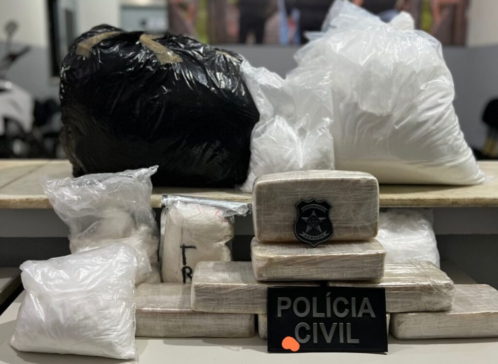 Polícia Civil apreende 52kg de drogas em Lagarto
