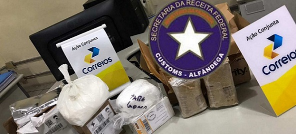 Receita Federal apreende drogas sintéticas enviadas pelos Correios em Aracaju
