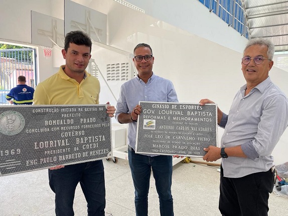 Prefeitura de São Cristóvão entrega nesta sexta-feira a obra de reforma do Ginásio Poliesportivo Lourival Batista