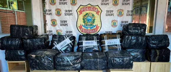 Polícia Federal apreende mais de meia tonelada de maconha em Sergipe