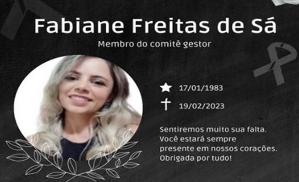 Corpo de Fabiane Freitas, vítima das chuvas no litoral paulista, será sepultado amanhã em Nossa Senhora da Glória