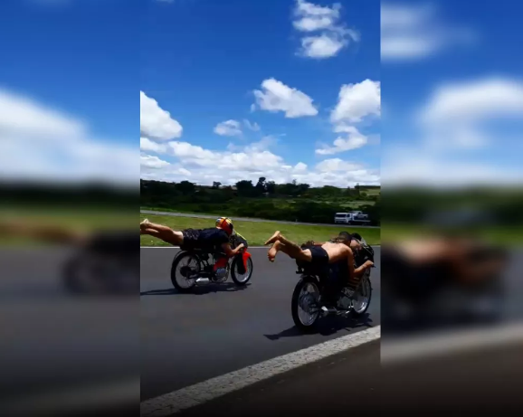 Polícia Rodoviária Federal prende dois motociclistas que faziam “racha” na BR-101