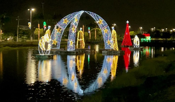 Acendimentos das luzes do Natal no Parque da Sementeira acontece nesta terça-feira