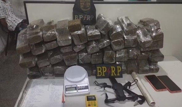 Polícia apreende mais de 40 quilos de droga em casa no Bairro Novo Paraíso em Aracaju