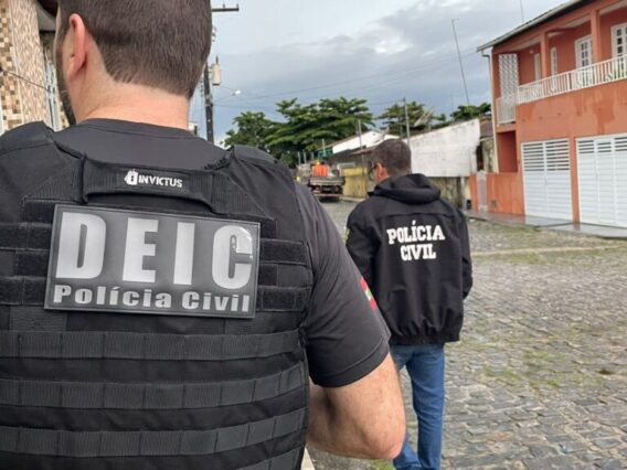 PC de Sergipe auxilia cumprimento de mandado de busca em investigação da Polícia Civil de Santa Catarina