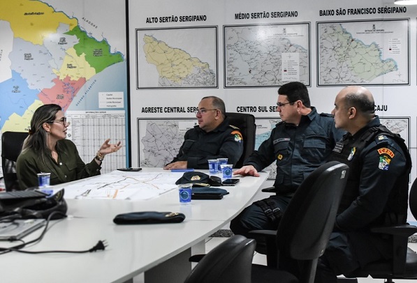 Planejamento de segurança para o São Pedro de Capela é definido em reunião no Quartel do Comando Geral da PMSE