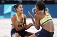 Duda e Ana Patrícia fazem virada sobre australianas e vão à final do vôlei de praia em Paris