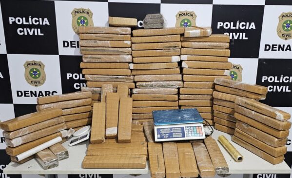 Operação do Denarc apreende 82kg de maconha avaliados em R$ 180 mil em Aracaju