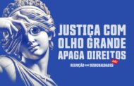 ‘Justiça com olho grande apaga direitos’, dizem os servidores do TJSE na nova campanha