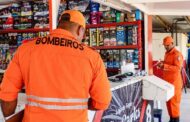 Corpo de Bombeiros realiza vistorias em barracas de venda de fogos de artifício no estado