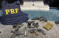 PRF apreende 10 kg de cocaína, sete armas e mais de 190 munições em Malhada dos Bois