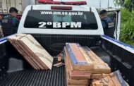 Polícia Militar prende seis homens por saque em carga tombada na BR-101, em Propriá