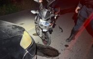 Motociclista que se envolveu em acidente na João Bebe Água passou por cirurgia e continua internado no Huse