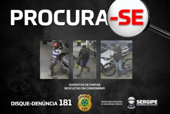 Polícia Civil divulga imagens de suspeitos de furto em condomínio