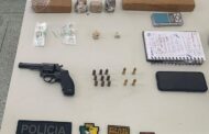 Radiopatrulha prende homem por tráfico de drogas e posse irregular de arma de fogo em Nossa Senhora do Socorro