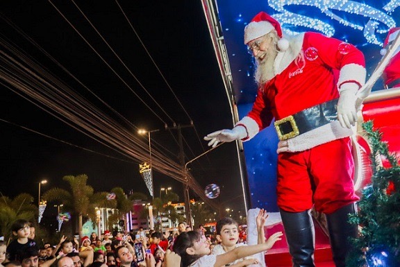 A magia do Natal chega à Aracaju com a Caravana da Solar Coca-Cola
