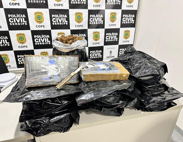 Cope apreende R$ 500 mil em drogas na rodoviária de Aracaju