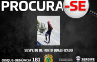 Polícia Civil divulga imagem de suspeito por furto qualificado em estacionamento de centro comercial em Socorro