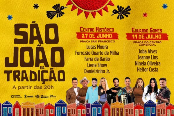 PREFEITURA ANUNCIA PROGRAMAÇÃO DO SÃO JOÃO DA TRADIÇÃO 2026 COM FORRÓ, CULTURA E TRADIÇÃO