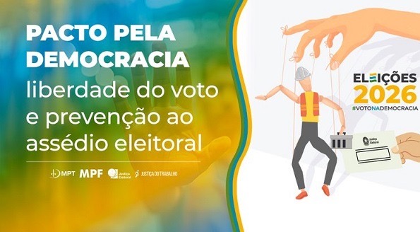 MPT-SE e TRE-SE firmarão Pacto pela Democracia, Liberdade do Voto e prevenção ao Assédio Eleitoral