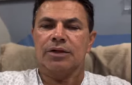 Valmir de Francisquinho grava mensagem e diz que está clinicamente estável; candidato poderá receber alta nesta quarta-feira